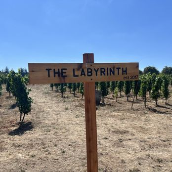 Dominio IV Wines - Well, it's a labyrinth! - Wineries Near Me - Carlton, Oregon