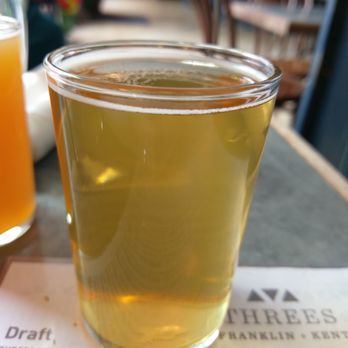 Threes Brewing - March 2 2019; Wandering Bine (blend 8); foudre-fermented Saison. - Bars Near Me - Brooklyn, New York