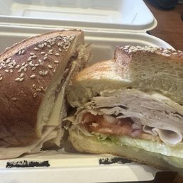 Turkey, bacon and swiss