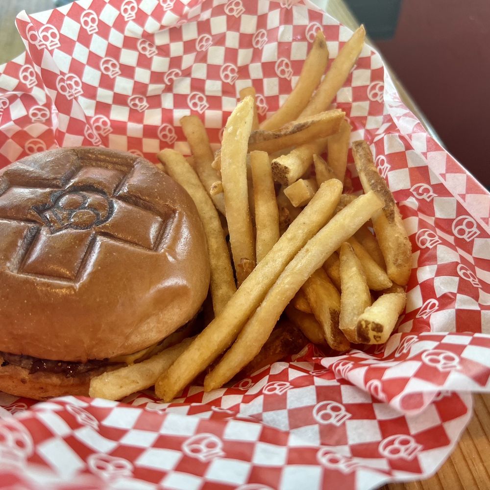 Toxic Burger - Plain cheese burger with fries - Burgers Near Me - Creswell, Oregon Toxic Burger - Plain cheese burger with fries - Burgers Near Me - Creswell, Oregon