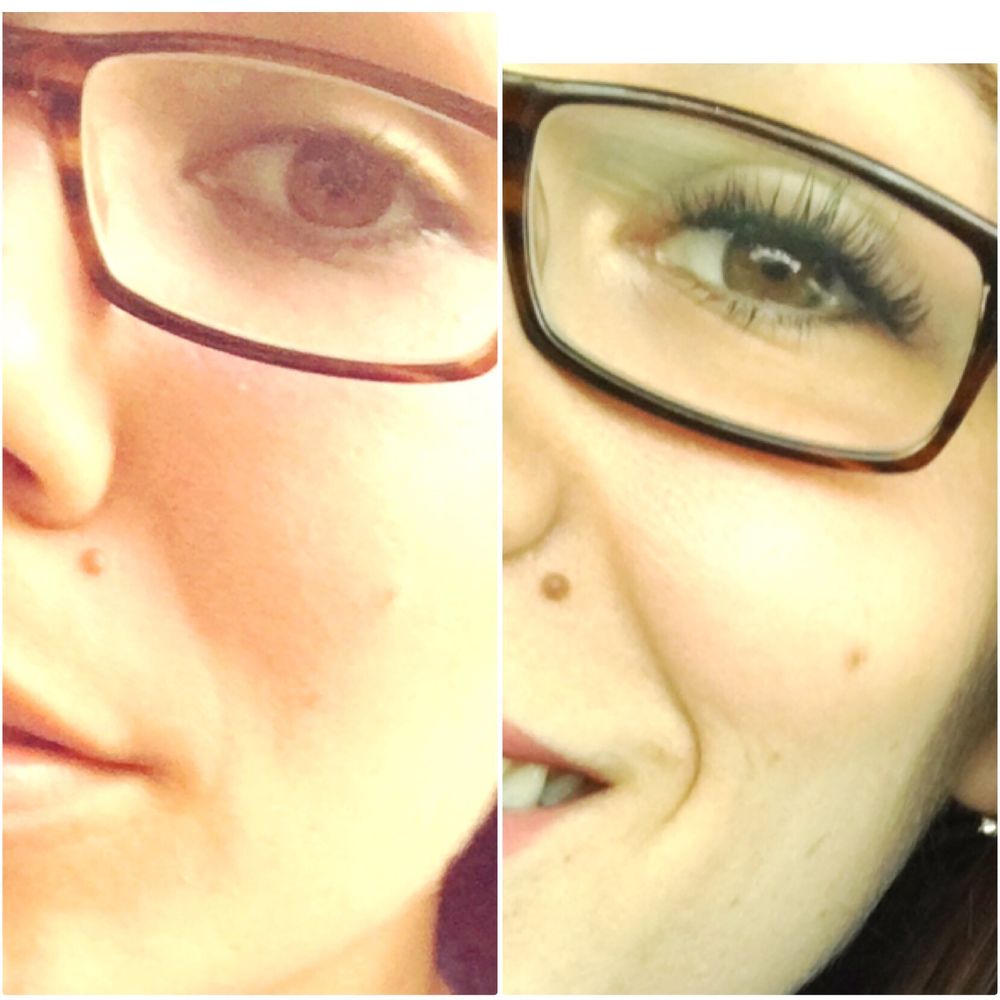 We forgot the before so here's mine from 2 days ago and then today!! We forgot the before so here's mine from 2 days ago and then today!!