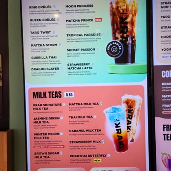 Krak Boba - Menu - Coffee & Tea Near Me - Riverside, California