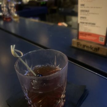 Eureka! - Henry McKenna bourbon Manhattan. How a child feels watching a classic Pixar film...same feeling. - Bars Near Me - Cerritos, California