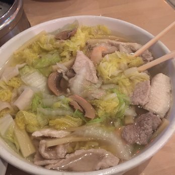 Dumpling Inn - Four ingredient noodle soup - Chinese Near Me - San Diego, California Dumpling Inn - Four ingredient noodle soup - Chinese Near Me - San Diego, California