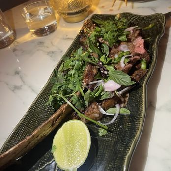 Edgemar - Iowa Grilled Grass-fed tomahawk (must get)! - Seafood Near Me - Santa Monica, California Edgemar - Iowa Grilled Grass-fed tomahawk (must get)! - Seafood Near Me - Santa Monica, California