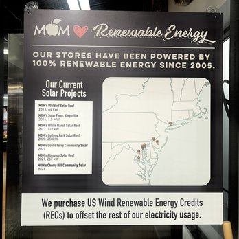MOM's Organic Market - MOMs is committed to sustainability and environmental stewardship. Stores are powered by 100% renewable energy. - Grocery Near Me - Paramus, New Jersey MOM's Organic Market - MOMs is committed to sustainability and environmental stewardship. Stores are powered by 100% renewable energy. - Grocery Near Me - Paramus, New Jersey
