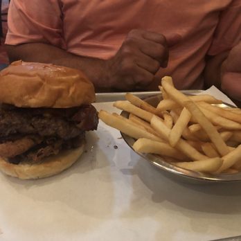Werewolf - Bourbon bacon...over cooked but still tasty. Good to have extra bbq to pour on. - Breakfast & Brunch Near Me - San Diego, California