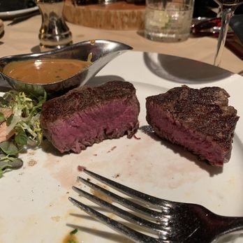 LB Steak - 6oz. filet, medium rare with peppercorn sauce. Amazing! - Steakhouses Near Me - San Jose, California