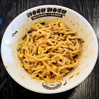Wadaya - Vegan Tokyo Mazemen after being mixed - Ramen Near Me - Costa Mesa, California Wadaya - Vegan Tokyo Mazemen after being mixed - Ramen Near Me - Costa Mesa, California