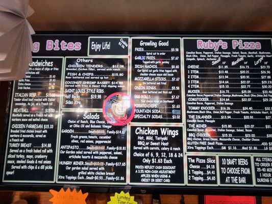 Menu photo 1 Red Dog Saloon Virginia City, NV Menu photo 1 Red Dog Saloon Virginia City, NV