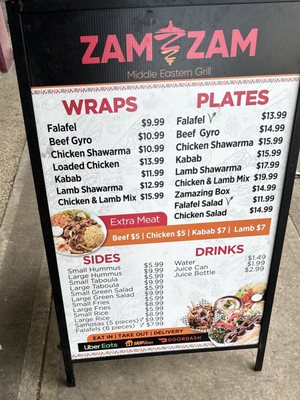 Menu photo 5 ZamZam Vancouver, BC