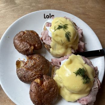 Lola - Eggs Benedict - Greek Near Me - Seattle, Washington