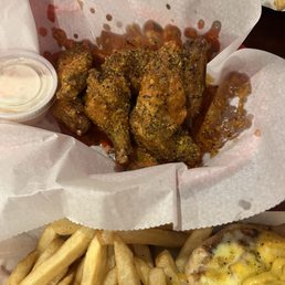 Mild, Lemon peppered wings