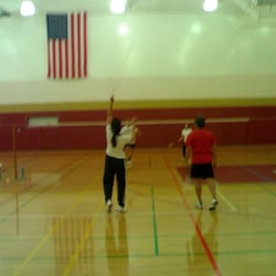 Badminton @ Glendale Community College - the court