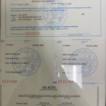 101 Auto Registration - Registration Services Near Me - Los Angeles, California 101 Auto Registration - Registration Services Near Me - Los Angeles, California