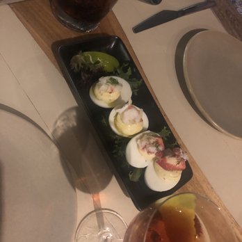 Monkeypod Kitchen - Lobster Deviled Eggs - New American Near Me - Lahaina, Hawaii