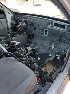 Evaporator Core - Dash removal for evaporator core replacement on a 2010 Toyota Camry. We added dye to the system to pinpoint leak.