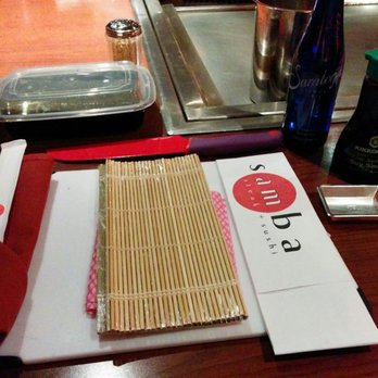 Samba Steak & Sushi - Sushi 101 class with Chef Ginzu - setting - Sushi Bars Near Me - Framingham, Massachusetts