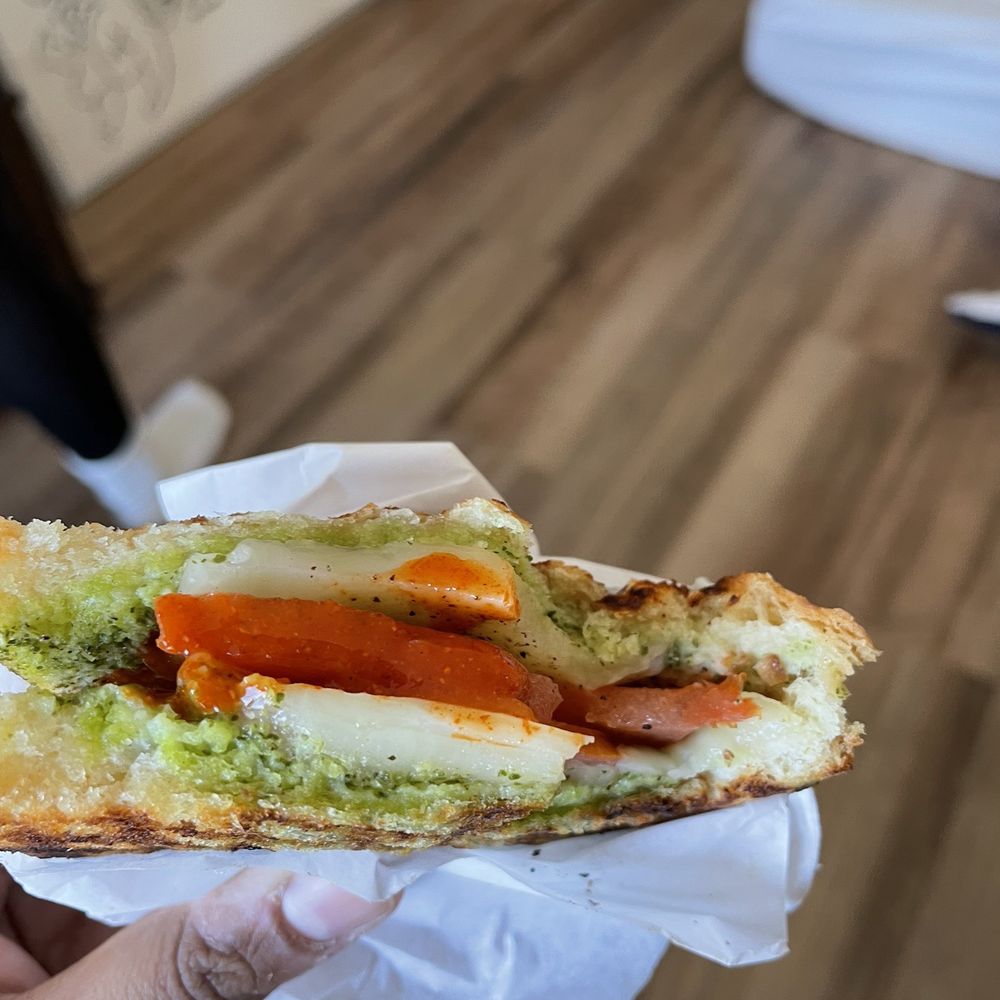 Karma Cafe - Pesto Panini - Coffee & Tea Near Me - San Francisco, California Karma Cafe - Pesto Panini - Coffee & Tea Near Me - San Francisco, California