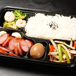 Taiwanese Sausage Rice Bento
