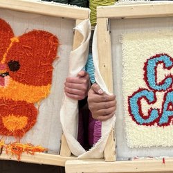 Freestyle Ceramics & Tufting - Finished products!