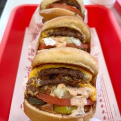 In-N-Out Burger - Animal Style: Double-Double, Cheeseburger and Hamburger