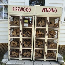 Brattleboro North KOA - A firewood vending machine for after hours!!!