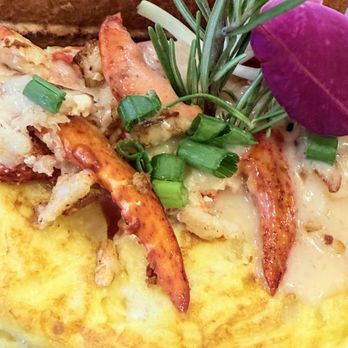 Egg Posh - Lobster Omelet big pieces - Breakfast & Brunch Near Me - Frisco, Texas
