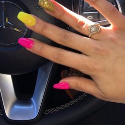 My own natural nails dipped nails by Van