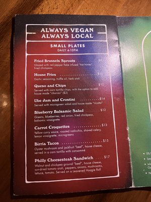 Menu photo 3 Cloak & Dagger Cleveland, OH