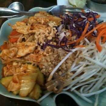 Asian 1 - Pad Thai with chicken and veggies - Thai Near Me - Bellingham, Washington