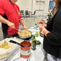 Chef Baba Cooking Class - Chef Baba preparing a pasta dish