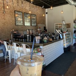 Dark Side Coffee House - White Mocha & cinnamon latte