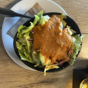 Happy Fish Sushi - Salad with ginger dressing - Sushi Bars Near Me - Pembroke Pines, Florida