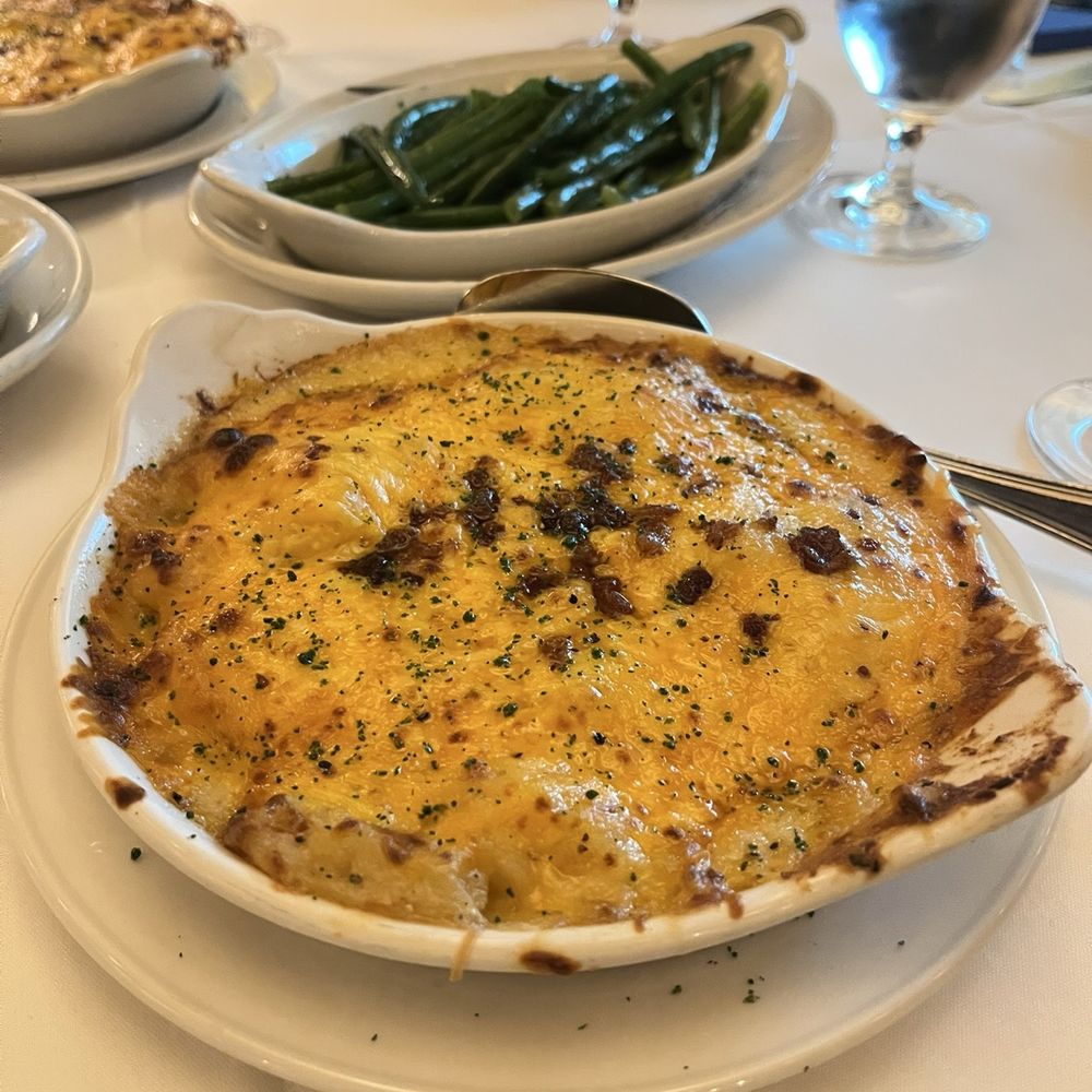 Pappas Bros. Steakhouse - Au Gratin Potatoes and Haricot Verts - Steakhouses Near Me - Houston, Texas Pappas Bros. Steakhouse - Au Gratin Potatoes and Haricot Verts - Steakhouses Near Me - Houston, Texas