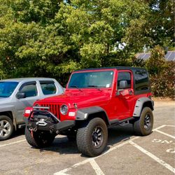 Town of Black Mountain - Ole Red Parked in Black Mountain, NC