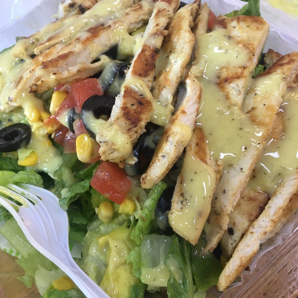 Just Made 4 U - Mr. Green Juice Chicken Salad Platter Salad - Salad Near Me - Jackson Heights, New York Just Made 4 U - Mr. Green Juice Chicken Salad Platter Salad - Salad Near Me - Jackson Heights, New York