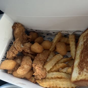 Zaxbys - 16$ for 10 fries and 5 little cheese bites! This is bull - Salad Near Me - Rogers, Arkansas