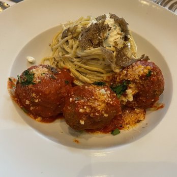 Italian Kitchen - Truffle Spaghetti and Meatballs - Italian Near Me - Vancouver, British Columbia