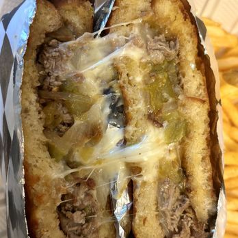 Mary Joe's Deli - Beefeater with fries. Around $11 with tax. Made fresh to order - Delis Near Me - Ontario, California