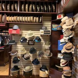 BeauChapeau Hat Shop - Stetson wall.