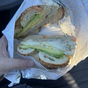 Hudson Bagels - Sky walker with pepper jack - Coffee & Tea Near Me - Hudson, New York