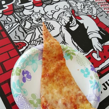 Steve's Pizza West - Pizza slice from jumbo pizza....Doesn't fit on my plate - Pizza Near Me - Miami, Florida Steve's Pizza West - Pizza slice from jumbo pizza....Doesn't fit on my plate - Pizza Near Me - Miami, Florida