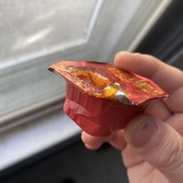 the burst open old sauce given with my old tasting food