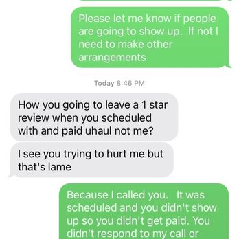 DS Moving Services  - Message complaining about my review. - Movers Near Me - Baton Rouge , Louisiana