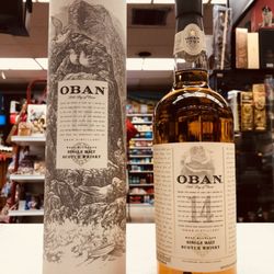 Liquor Time Liquor - Oban Single Malt Scotch Whisky, Aged 14 Years. Originally from Scotland