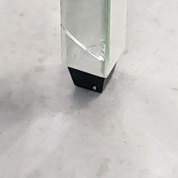 Cracked table leg Cracked table leg