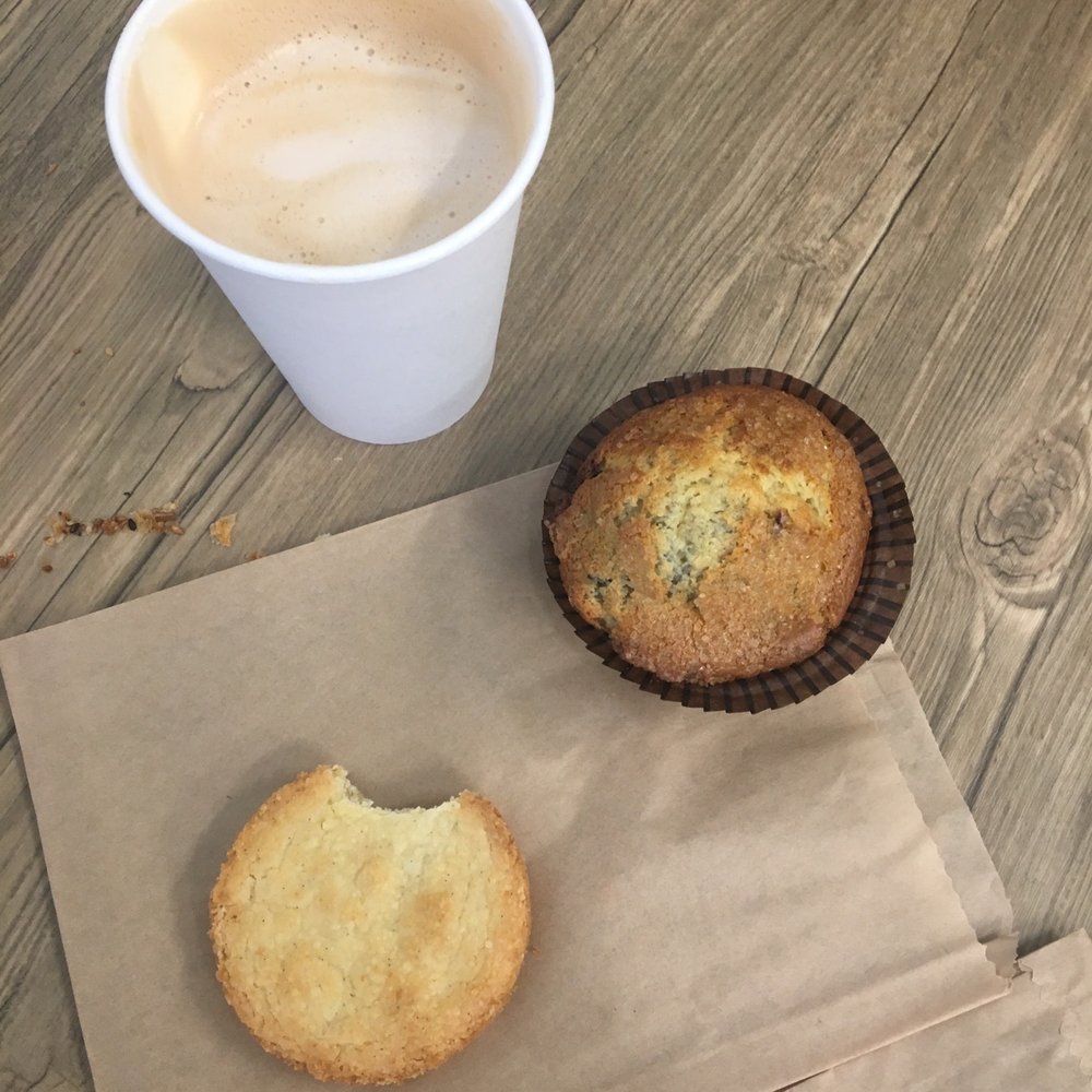 Cornerstone Bakery - Mocha, vanilla bean shortbread, blackberry muffin - Bakeries Near Me - Truckee, California Cornerstone Bakery - Mocha, vanilla bean shortbread, blackberry muffin - Bakeries Near Me - Truckee, California