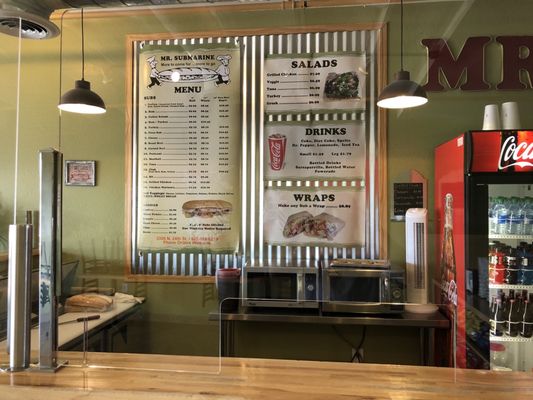 Menu photo 2 Mr Submarine Phoenix, AZ