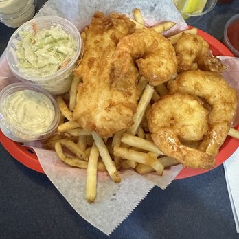 Oscar's Pier 83 - 1 Piece Cod & 4 Shrimp - Fish & Chips Near Me - Glendale, Arizona